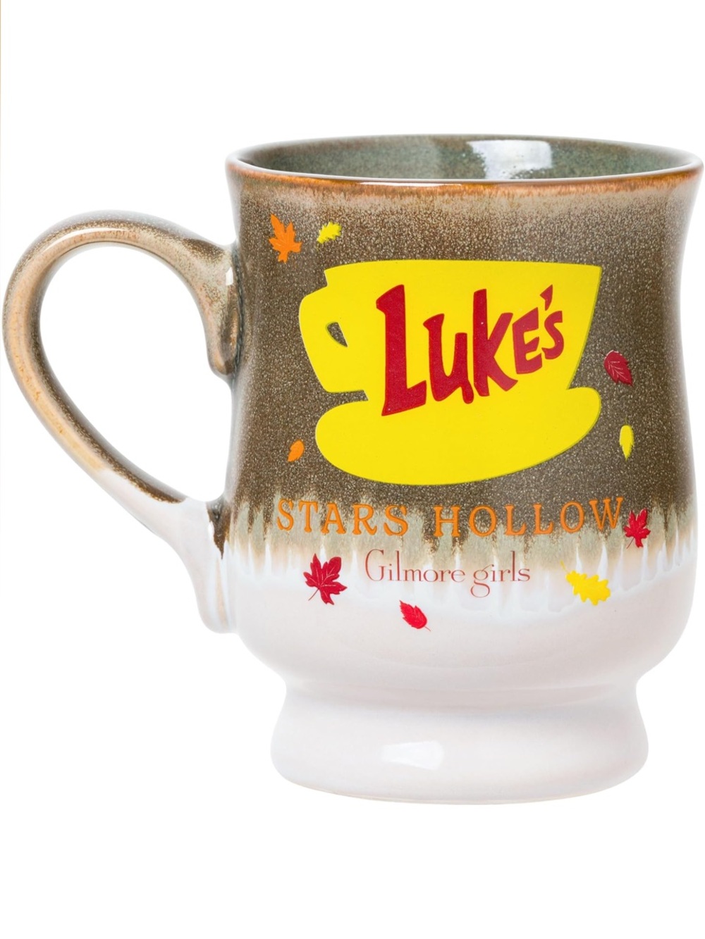 NWT Gilmore Girls Luke's Stars Hollow 20oz Ceramic Mug - Reactive glaze